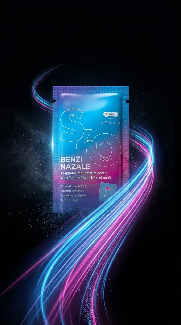 Pachet cu 30 de benzi nazale S4Oxygen